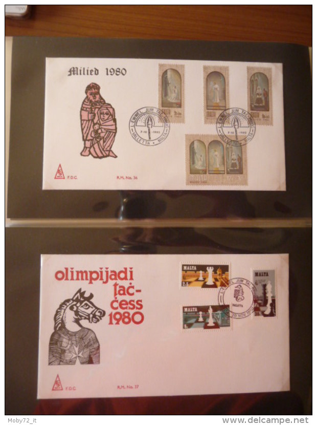 Collezione FDC Malta 1967/95 (m220)