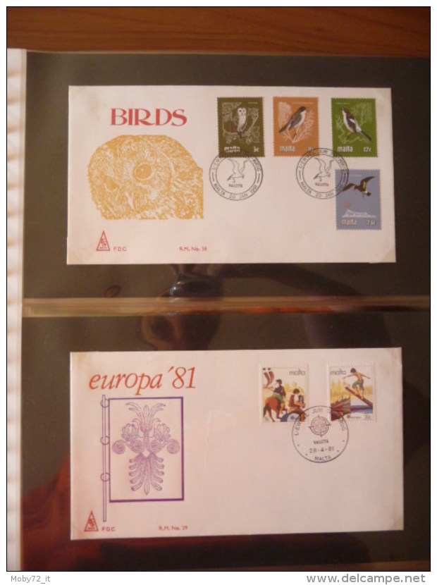 Collezione FDC Malta 1967/95 (m220)