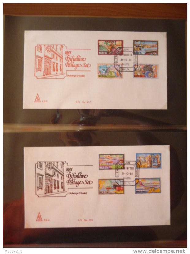 Collezione FDC Malta 1967/95 (m220)