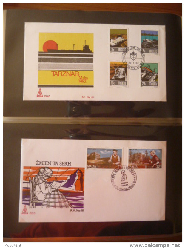 Collezione FDC Malta 1967/95 (m220)