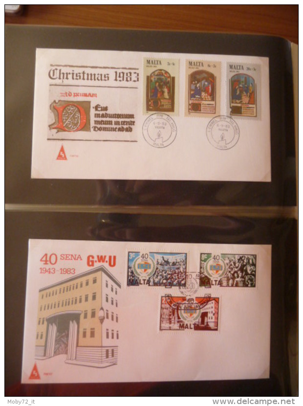 Collezione FDC Malta 1967/95 (m220)