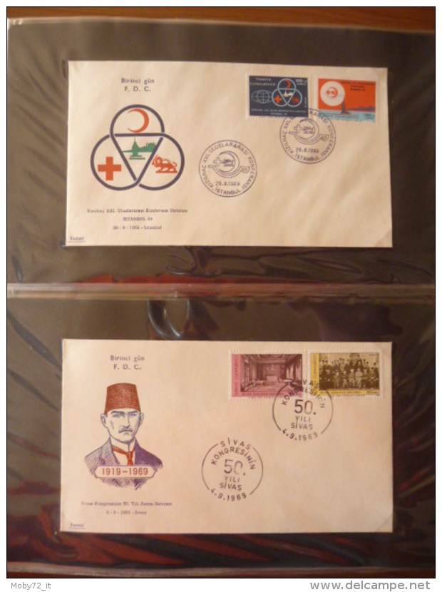 Collezione FDC Turchia 1968/74 (m234)