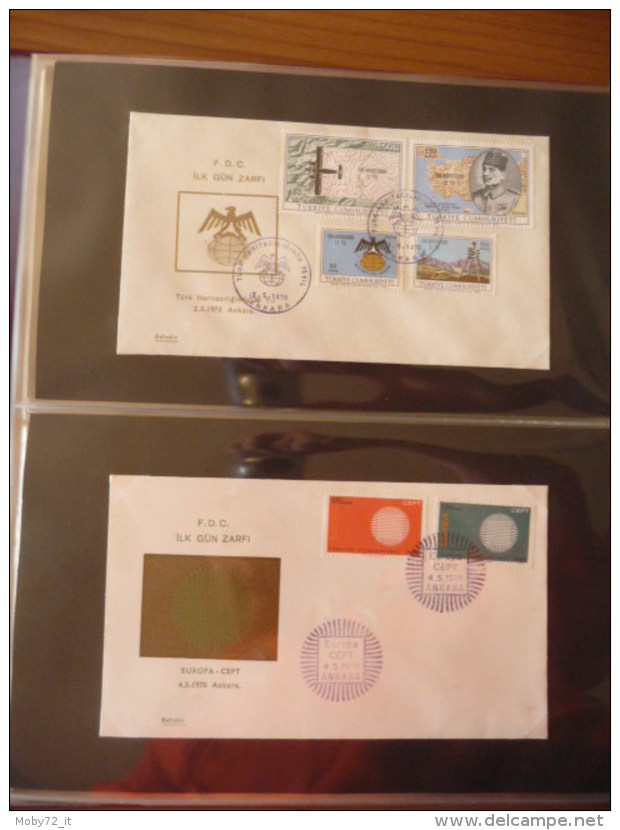 Collezione FDC Turchia 1968/74 (m234)