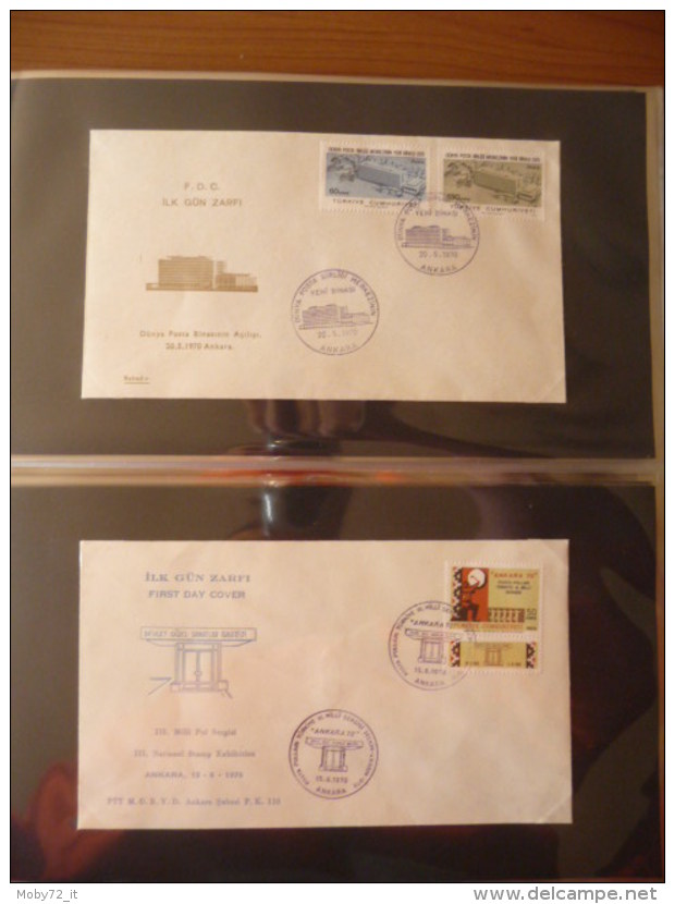 Collezione FDC Turchia 1968/74 (m234)