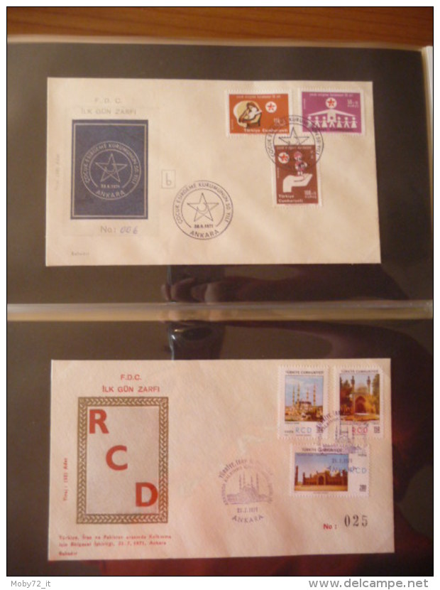 Collezione FDC Turchia 1968/74 (m234)