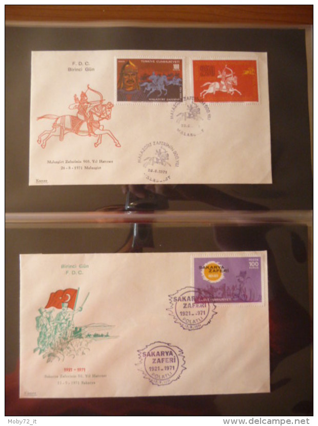 Collezione FDC Turchia 1968/74 (m234)