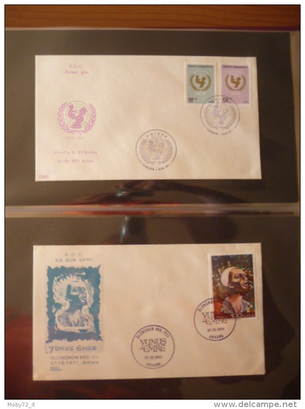 Collezione FDC Turchia 1968/74 (m234)