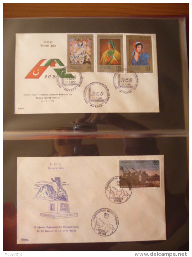 Collezione FDC Turchia 1968/74 (m234)