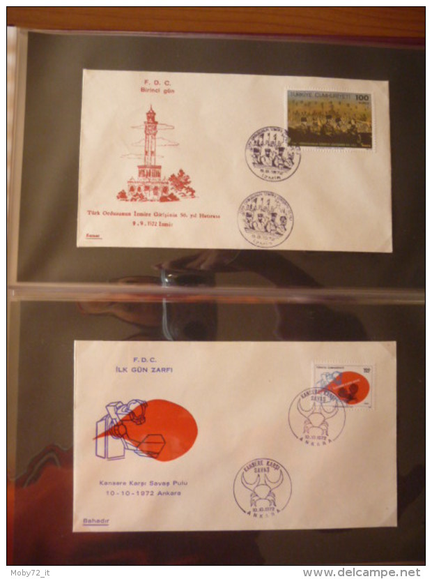 Collezione FDC Turchia 1968/74 (m234)