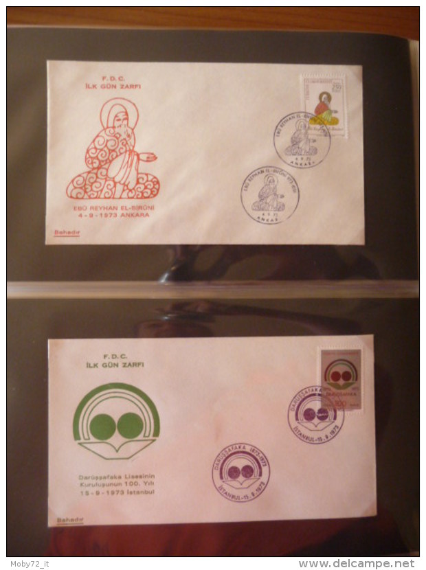 Collezione FDC Turchia 1968/74 (m234)