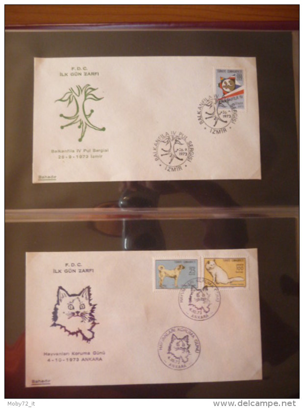 Collezione FDC Turchia 1968/74 (m234)