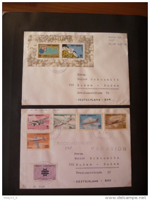 Collezione FDC Turchia 1968/74 (m234)