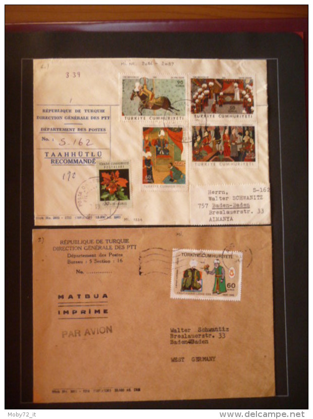 Collezione FDC Turchia 1968/74 (m234)