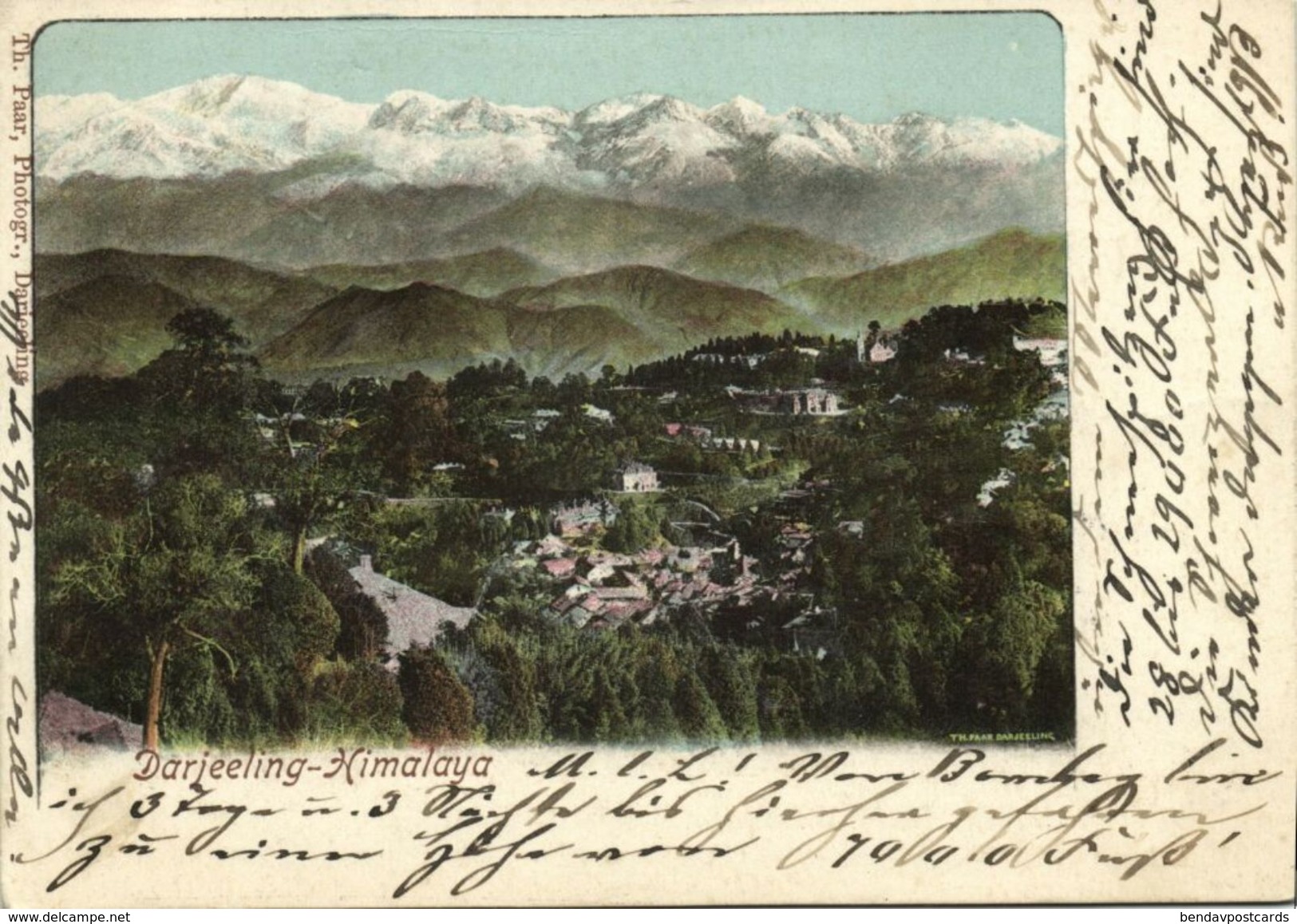 British India, DARJEELING, Himalaya (1903) Th. Paar Court Card Postcard - Indien