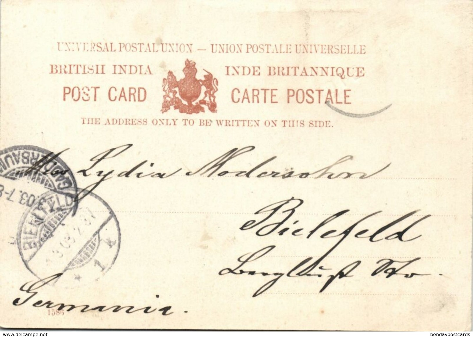 British India, DARJEELING, Himalaya (1903) Th. Paar Court Card Postcard - Indien
