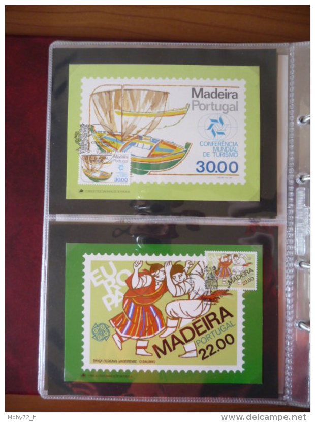 Madeira - collezione cartoline 1° giorno 1980/95 (m182)