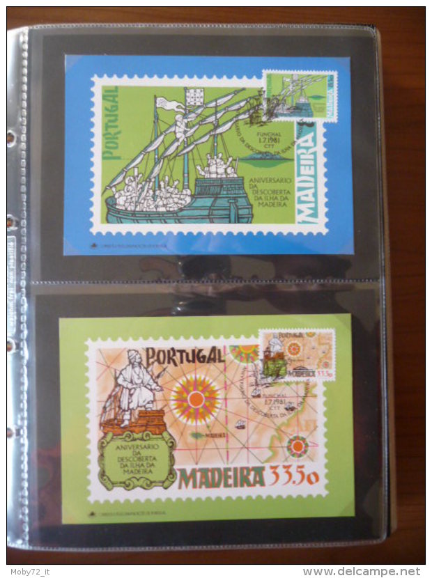 Madeira - collezione cartoline 1° giorno 1980/95 (m182)