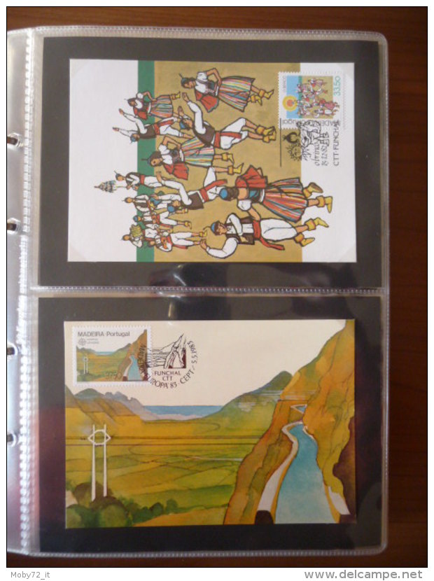 Madeira - collezione cartoline 1° giorno 1980/95 (m182)