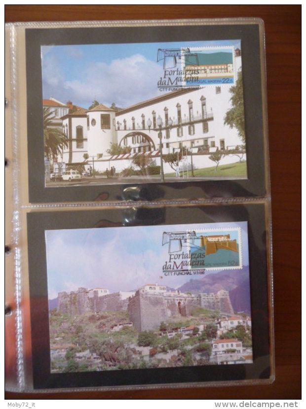 Madeira - collezione cartoline 1° giorno 1980/95 (m182)