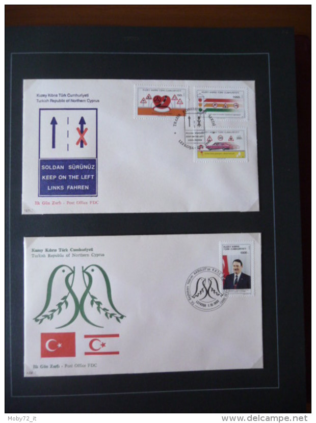 Collezione FDC Cipro Turca 1990/95 (m249)