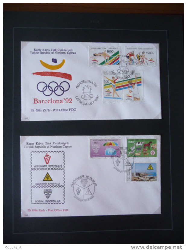 Collezione FDC Cipro Turca 1990/95 (m249)