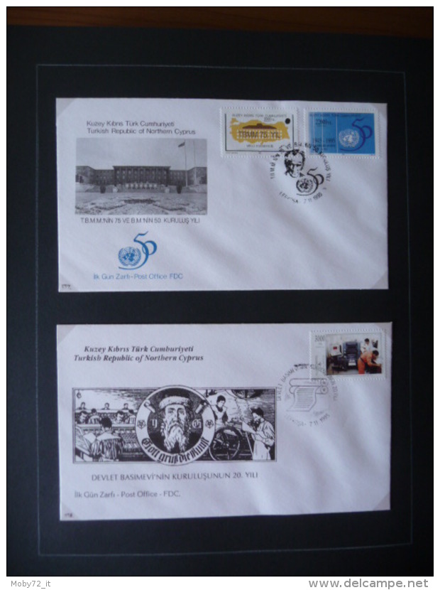 Collezione FDC Cipro Turca 1990/95 (m249)