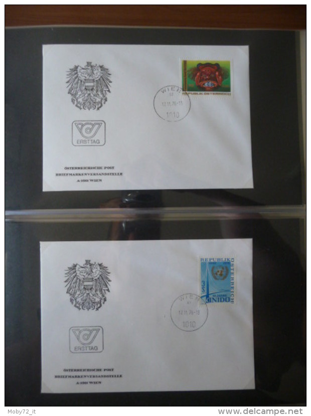 Austria - collezione FDC 1976/80 (m261)