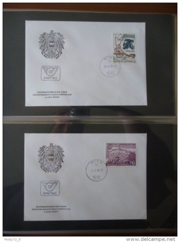 Austria - collezione FDC 1976/80 (m261)