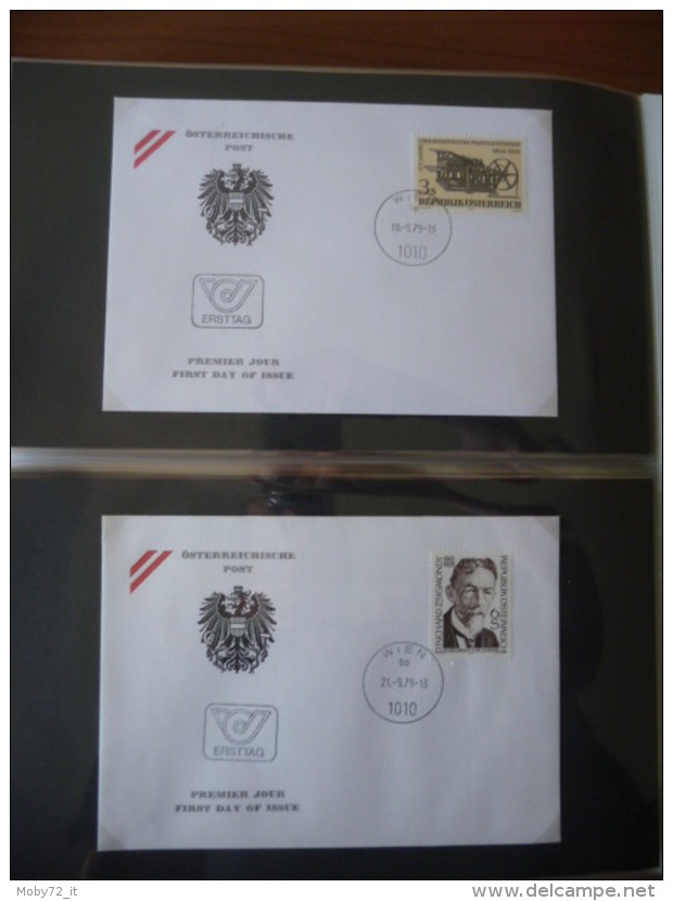 Austria - collezione FDC 1976/80 (m261)