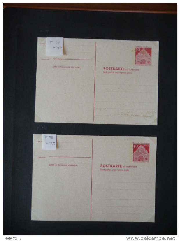 Berlino - collezione Interi Postali/Postkarte (m263)