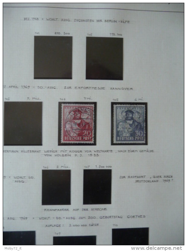 Germania - collezione zone occupate (m265)