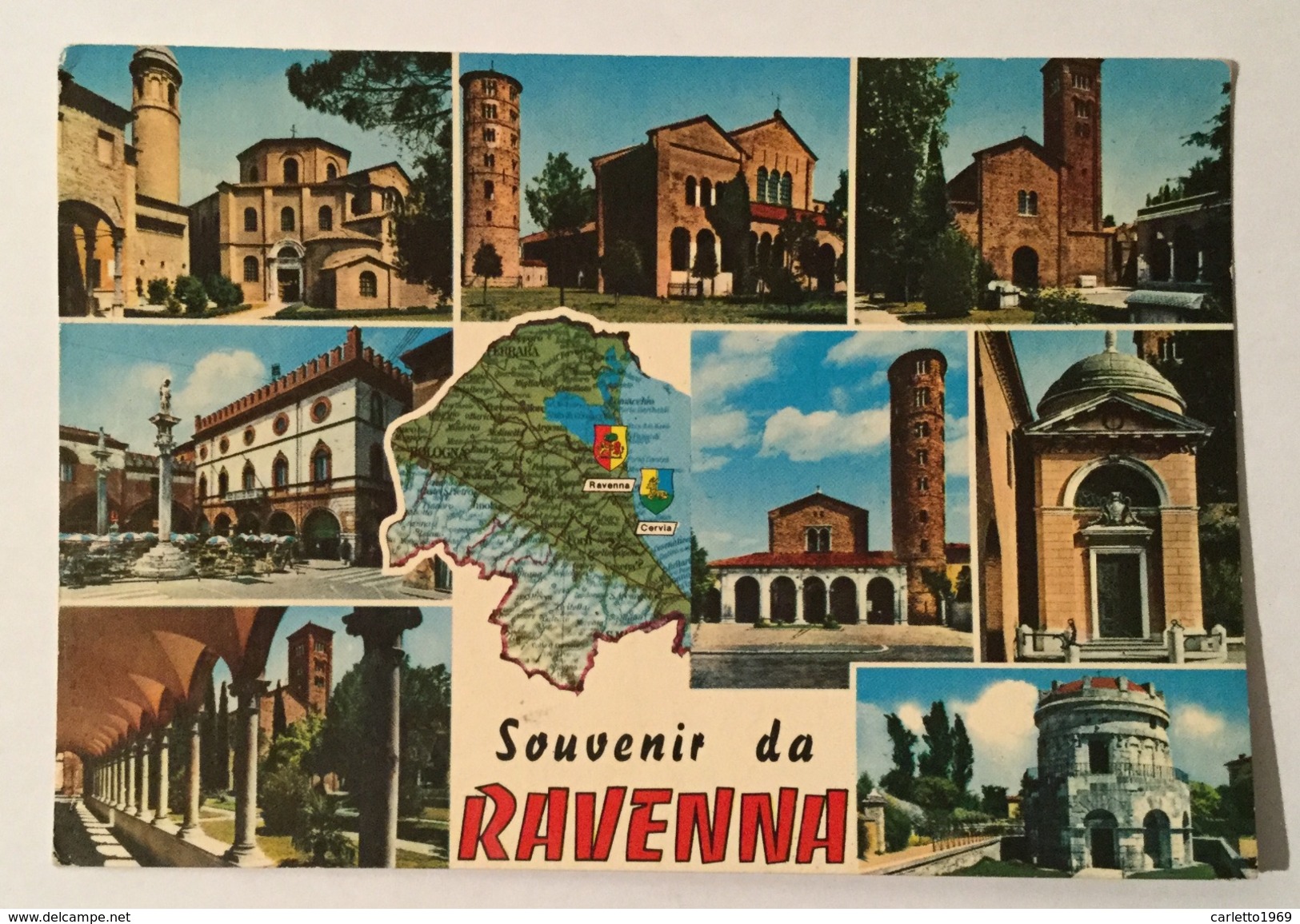 SOUVENIR DE RAVENNA VEDUTE VIAGGIATA FG - Ravenna