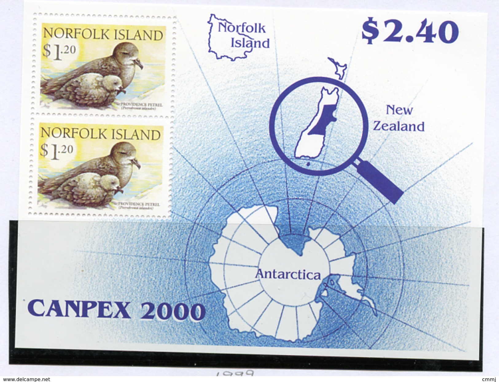 2000 - NORFOLK ISLAND - Mi. Nr. BLOCK 37- NH -  (UP.70.4) - Isola Norfolk