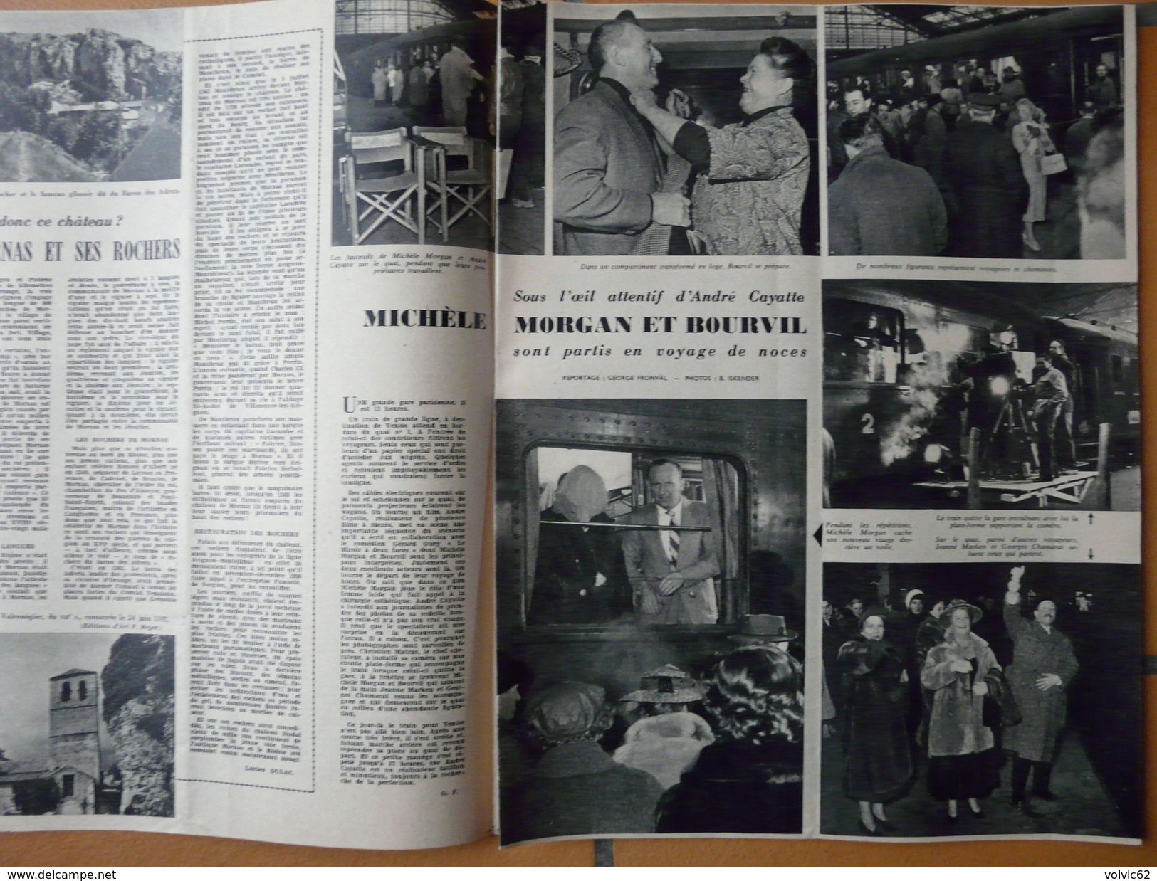 Vie Du Rail 645 Mai 1958 Ecole SES Bécon Les Bruyeres Mornas Bourvil Morgan Orsay Orly Mahuzier - Trains