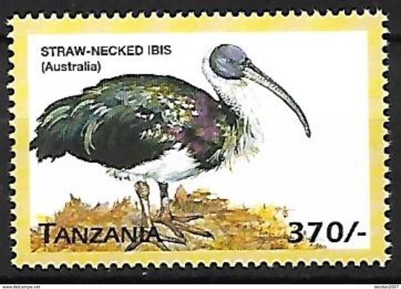 Tanzania - MNH - 1999 - Straw-necked Ibis (Threskiornis Spinicollis) - Other & Unclassified