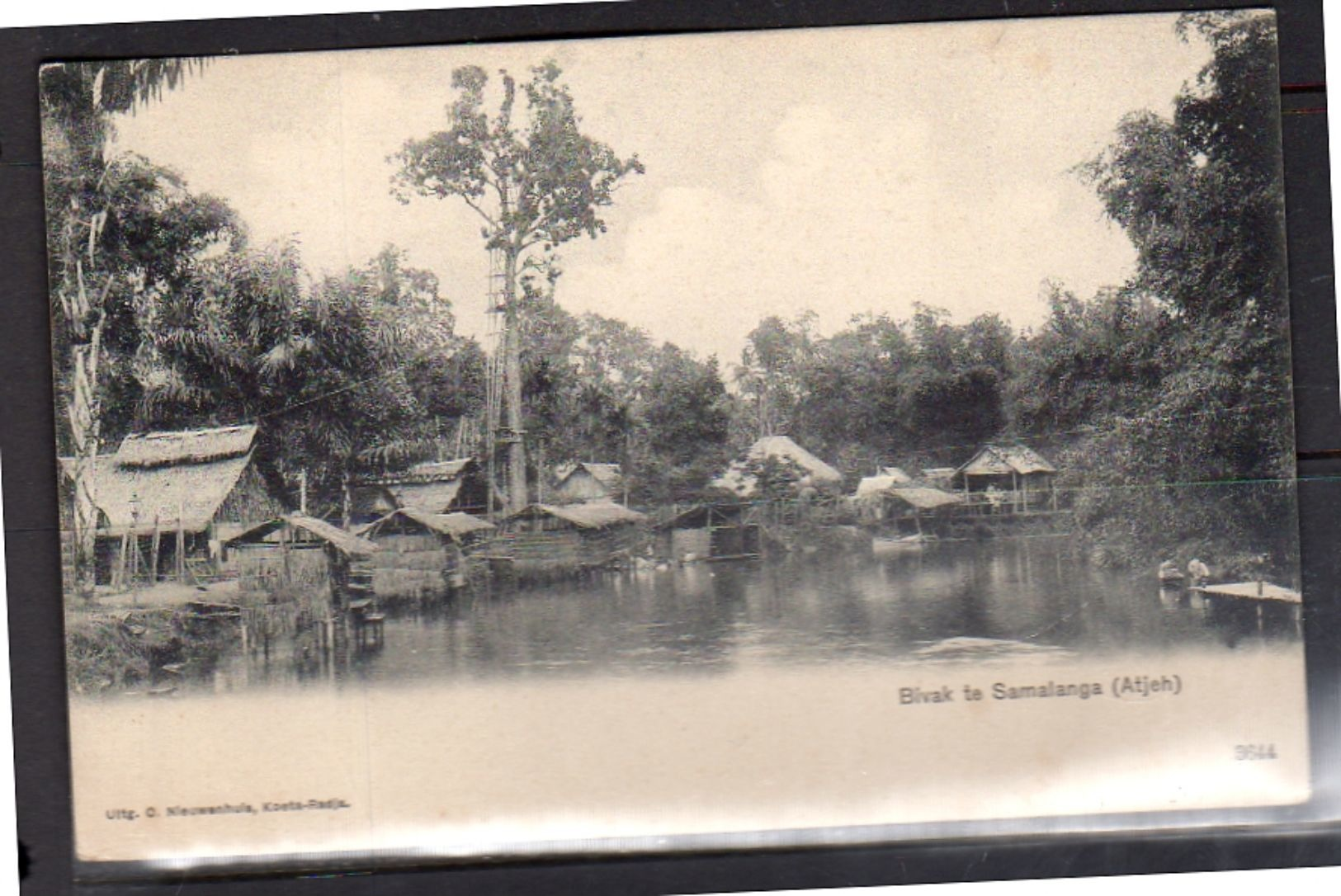 Netherlands Indies SAMALANGA (Atjeh) Bivak Scarce Card +/- 1905  (ni1-15) - Indonesia