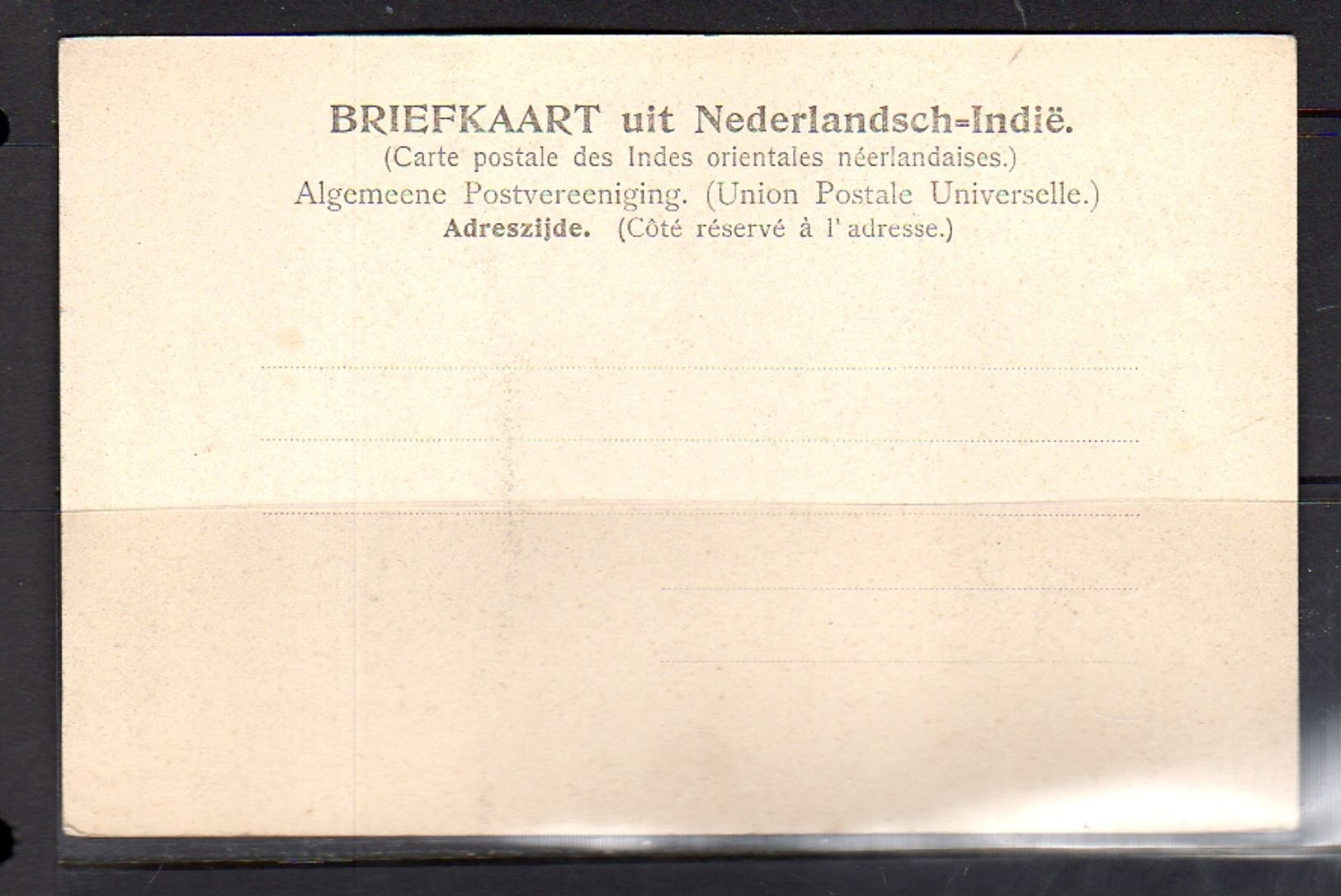 Netherlands Indies SAMALANGA (Atjeh) Bivak Scarce Card +/- 1905  (ni1-15) - Indonesia