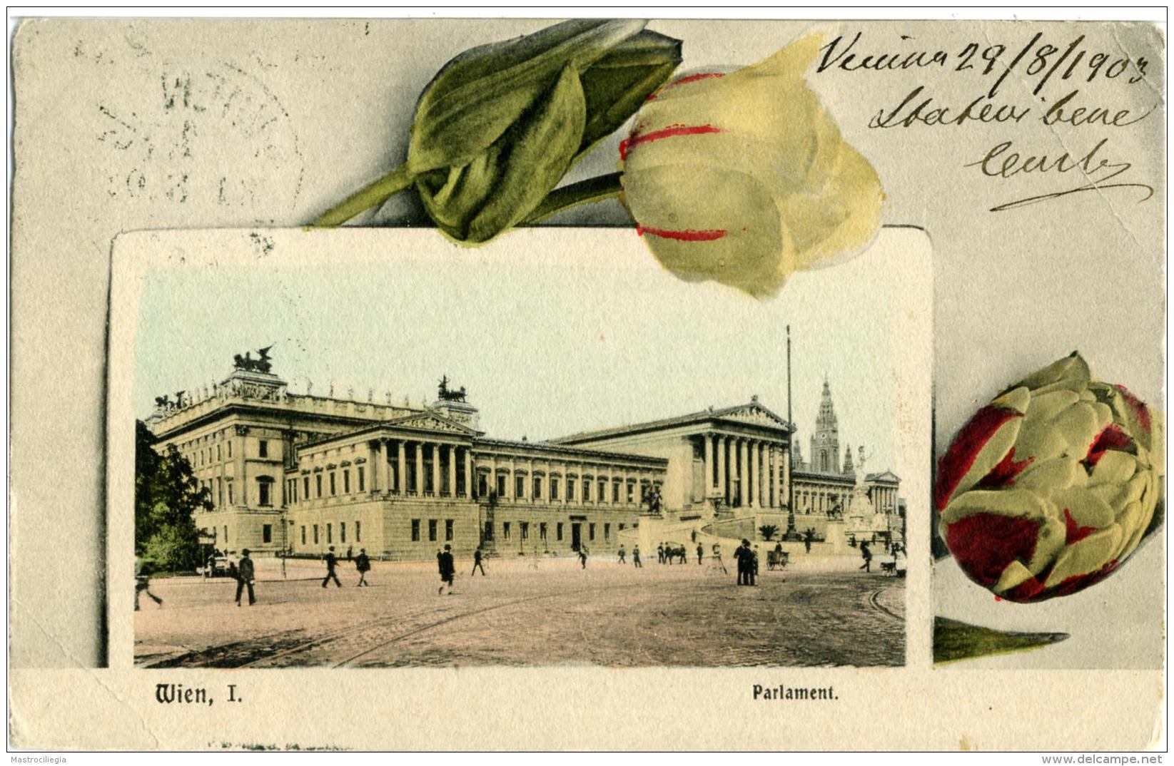AUSTRIA  WIEN  Parlament  1903 - Sonstige & Ohne Zuordnung