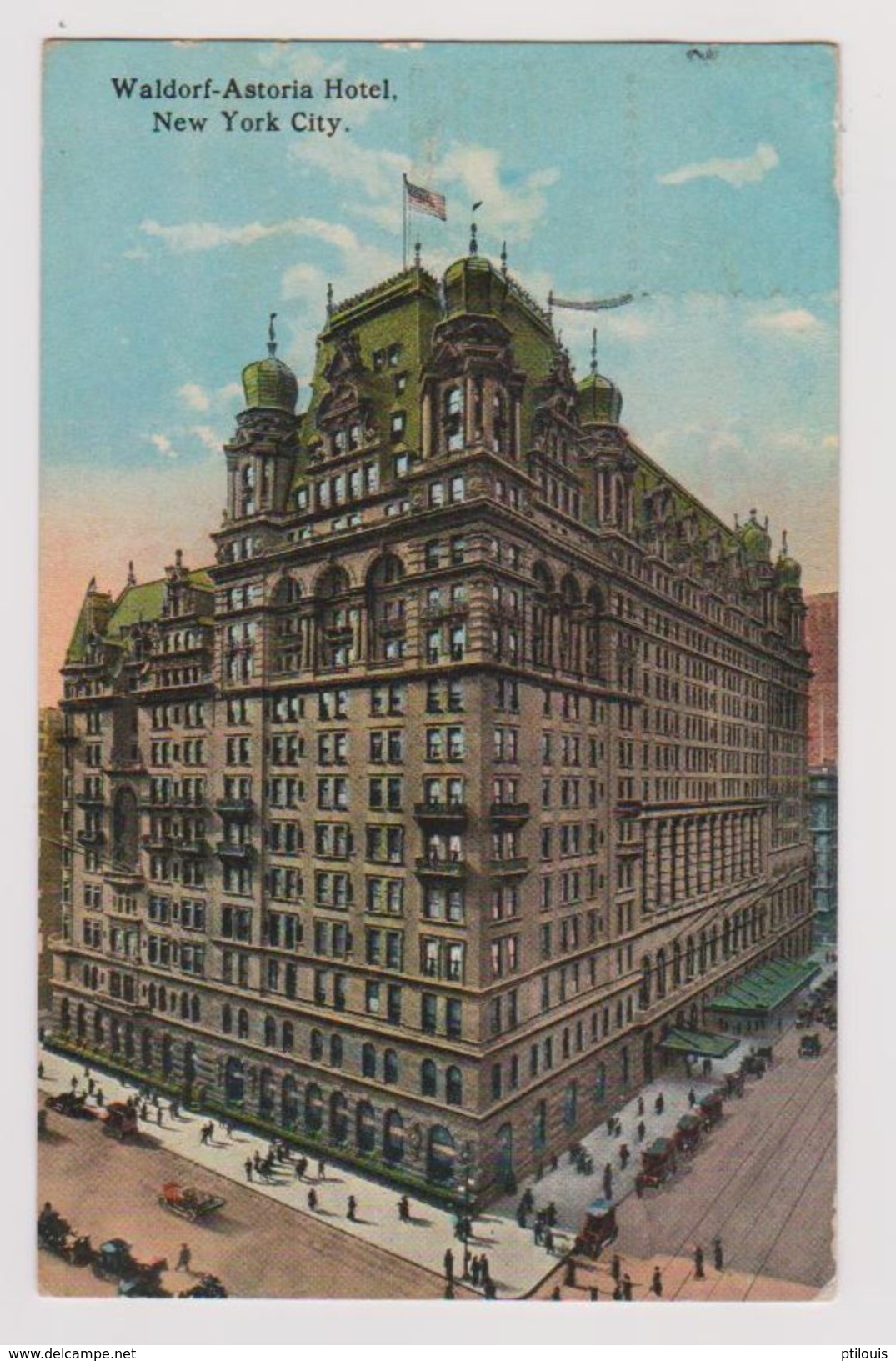 NEW YORK CITY - Waldorf-Astoria Hôtel - (H. Pinkelstein & Son) - Cafés, Hôtels & Restaurants