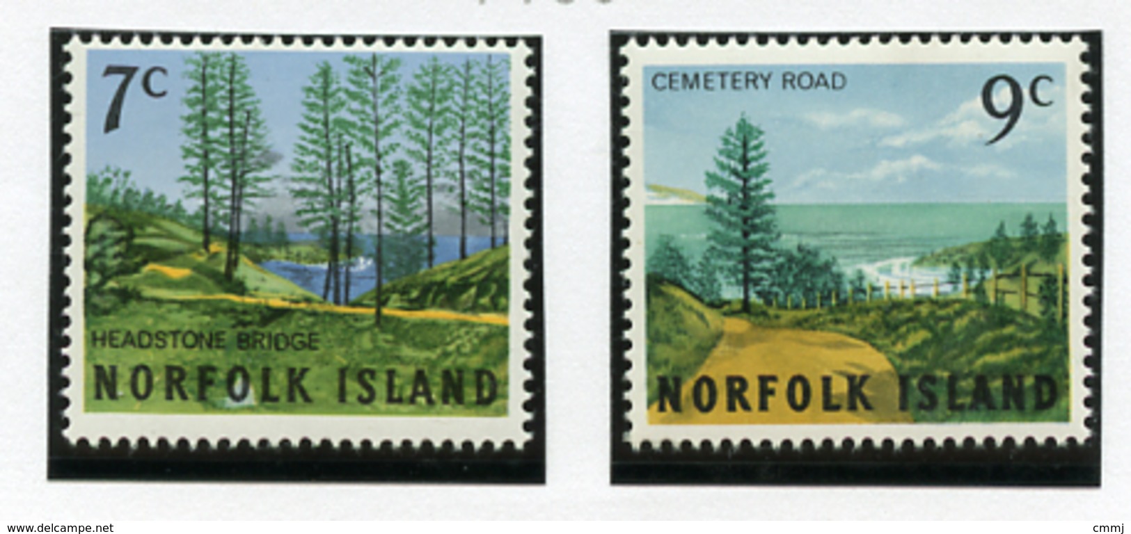 1966 - NORFOLK ISLAND - Mi. Nr.  74/75 - NH -  (UP.70.6) - Isola Norfolk