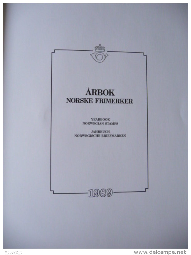 Norvegia Year Book 1989 (m64-92) - Años Completos