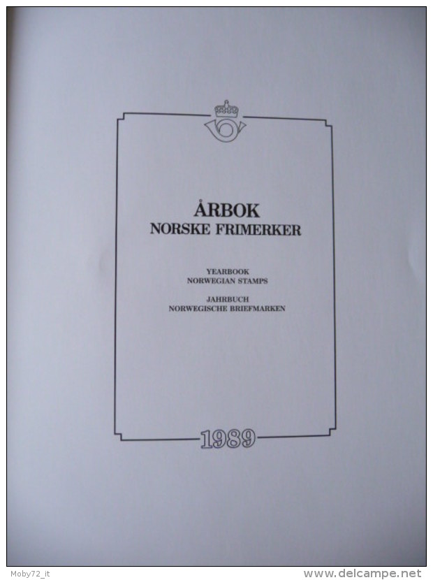 Norvegia Year Book 1989 (m64-92) - Full Years