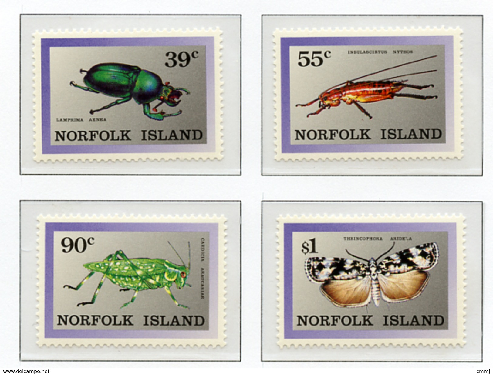 1989 - NORFOLK ISLAND - Mi. Nr.  451/454 - NH -  (UP.70.6) - Norfolk Island