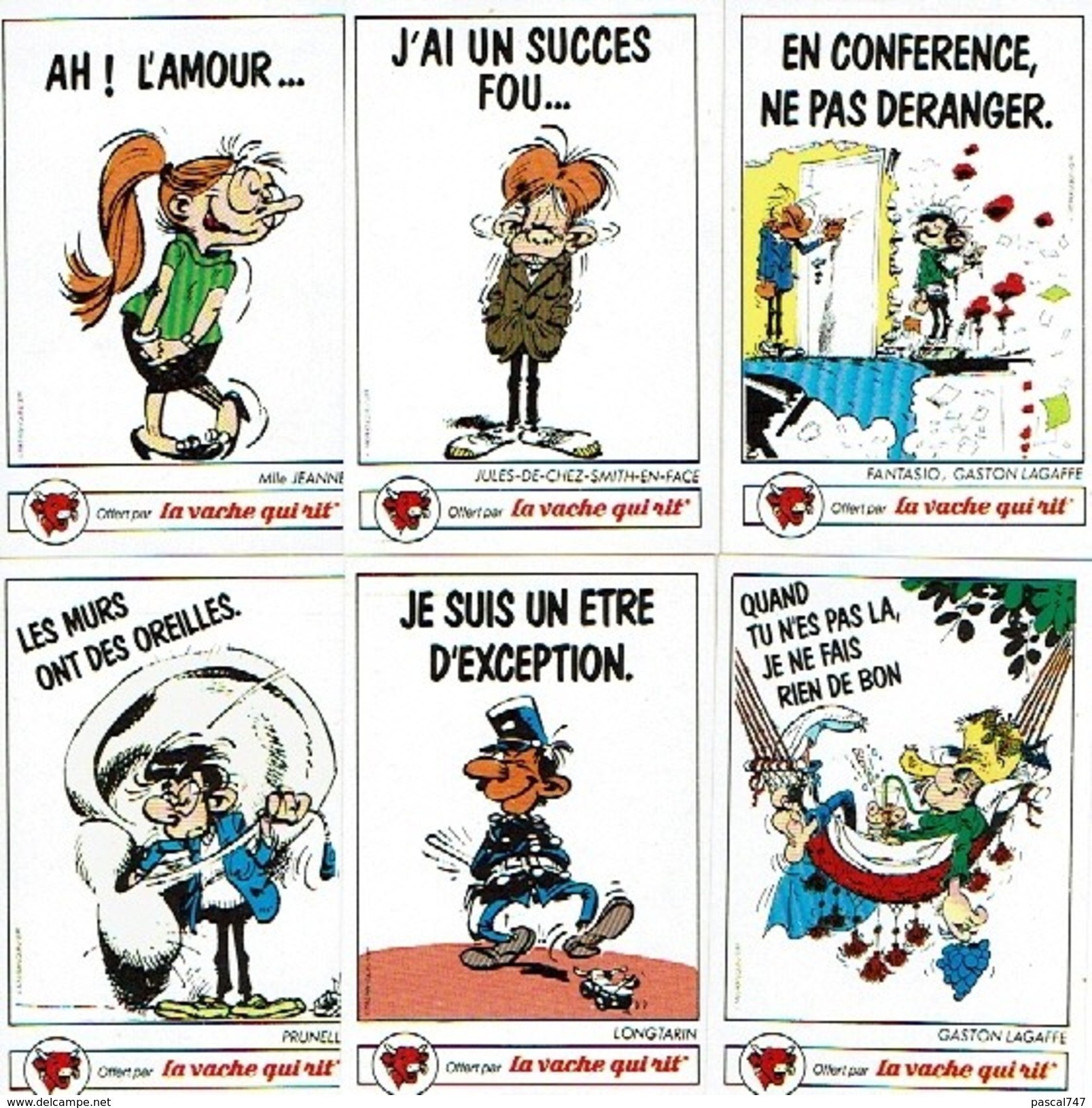 Vache Qui Rit Gaston Lagaffe 1985 1986 - Autres & Non Classés