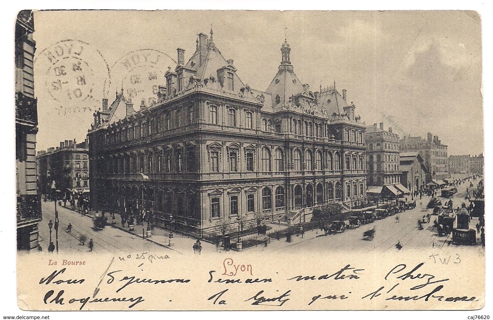 Lyon , La Bourse  - --- - - Cours-la-Ville