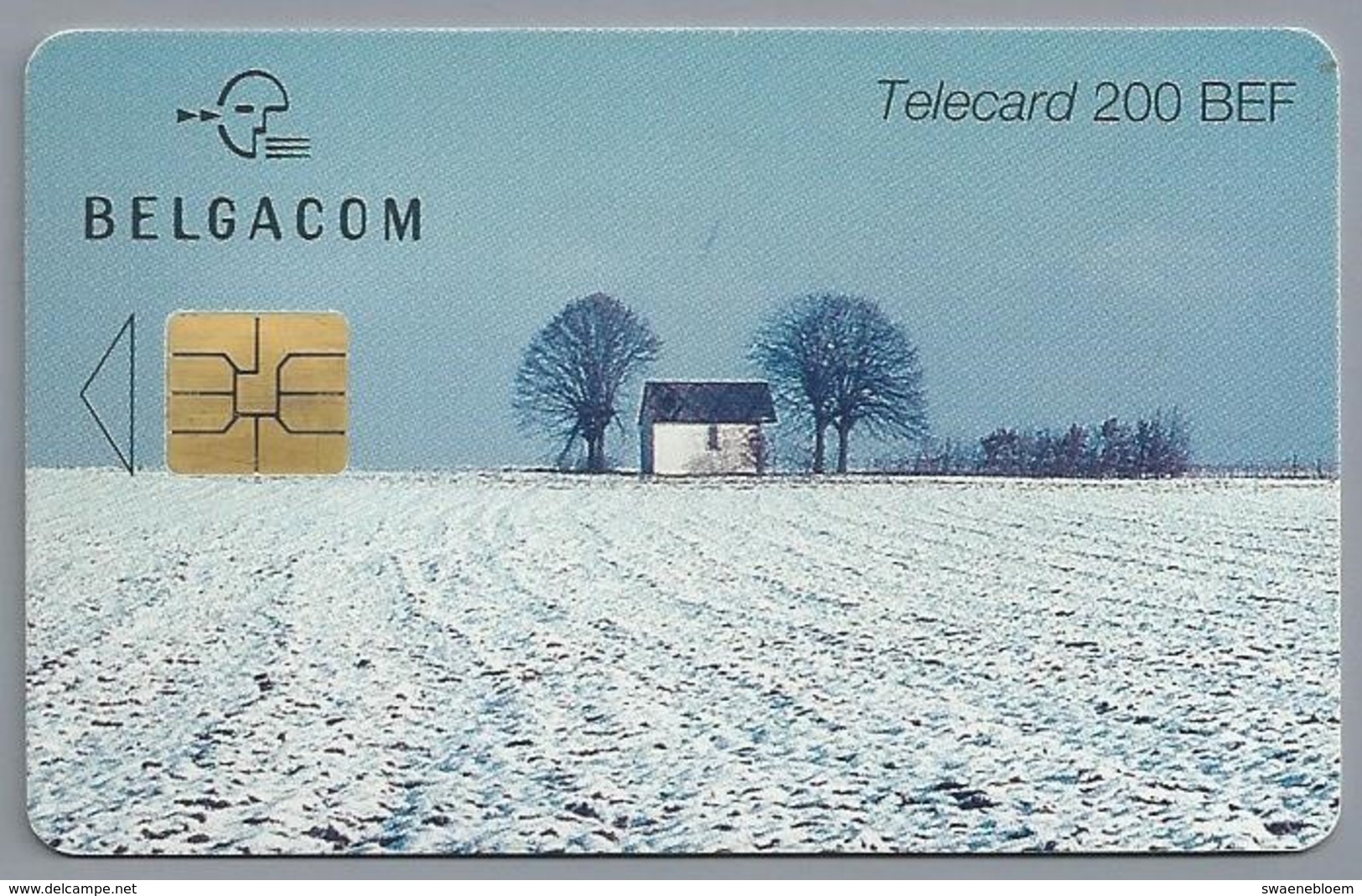 BE.- België. Telecard.- BELGACOM. . - WINTER - 200 BEF.  - HK 474083 - Met Chip