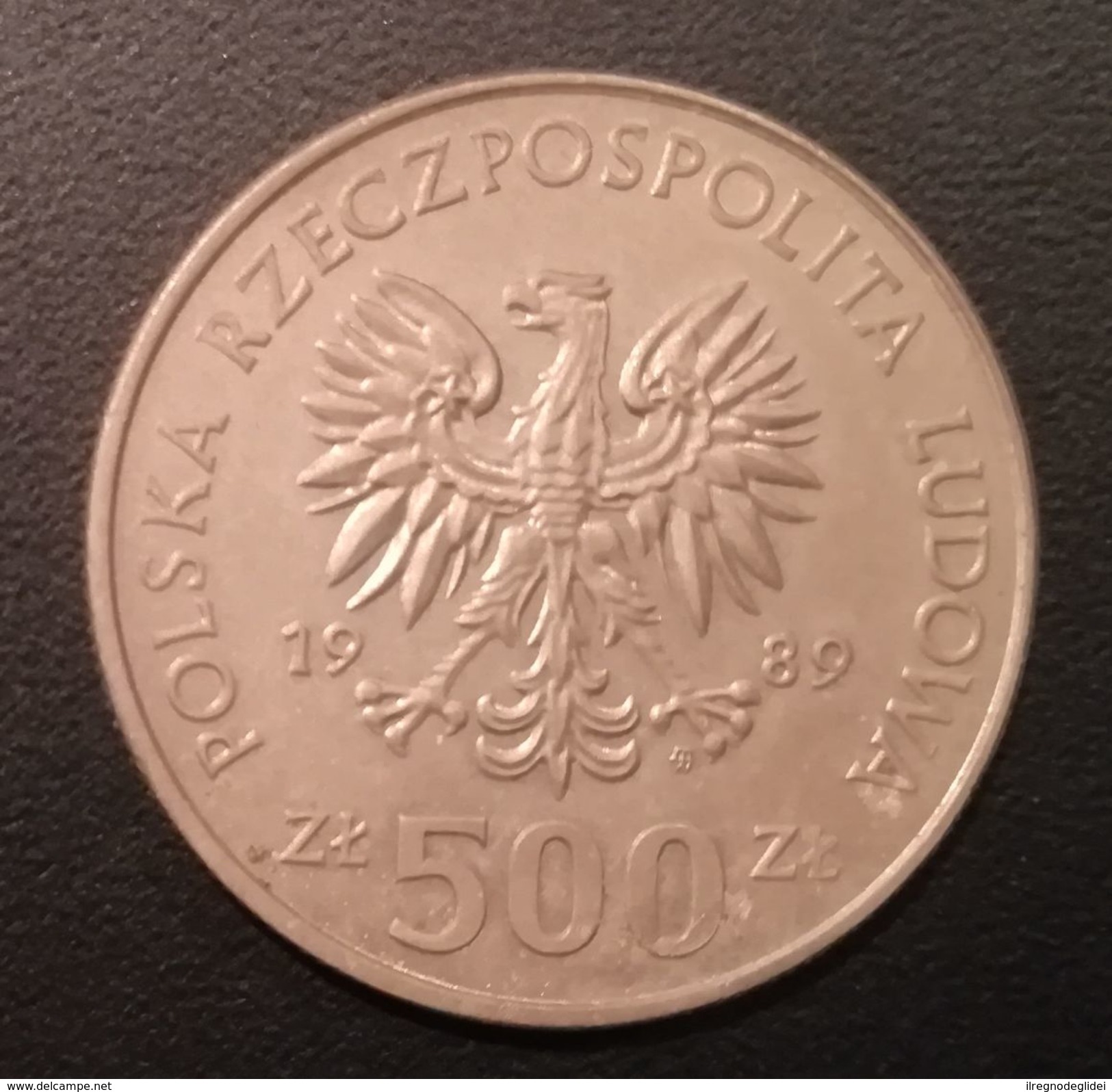 POLONIA - POLSKA RZECZPOSPOLITA LUDOWA 1989 ZŁ 500 ZŁ - QUALITA' SPL - Polonia