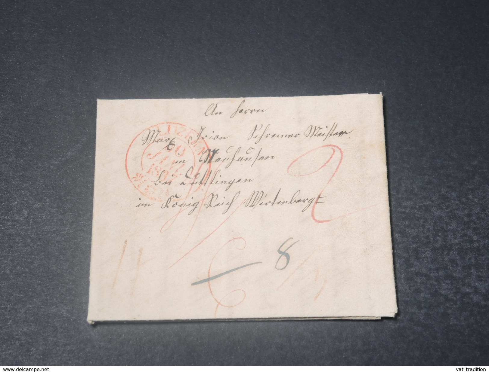 SUISSE - Lettre De Luzern En 1837 Pour Winternbourgt - L 10798 - ...-1845 Préphilatélie