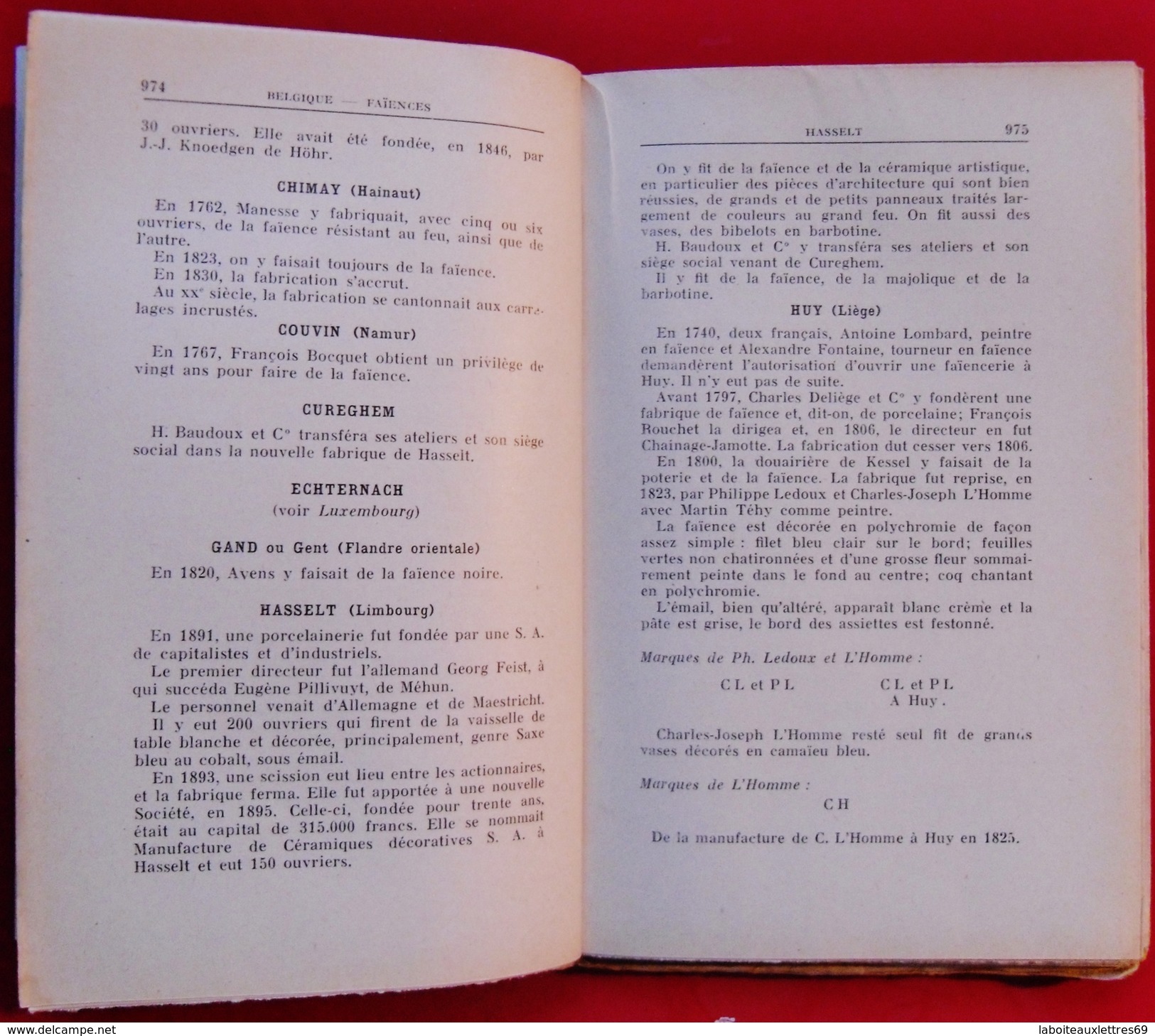 LIVRE LES POTERIES-FAIENCES-PORCELAINES EUROPEENNES-3EME PARTIE-TARDY PARIS-1954 - Art