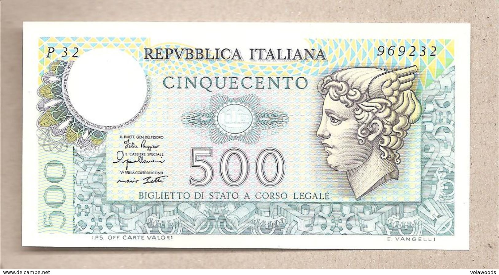 Italia - Banconota Non Circolata FdS Da 500 £ "Mercurio" P-94a.2 - 1979 #19 - 500 Lire